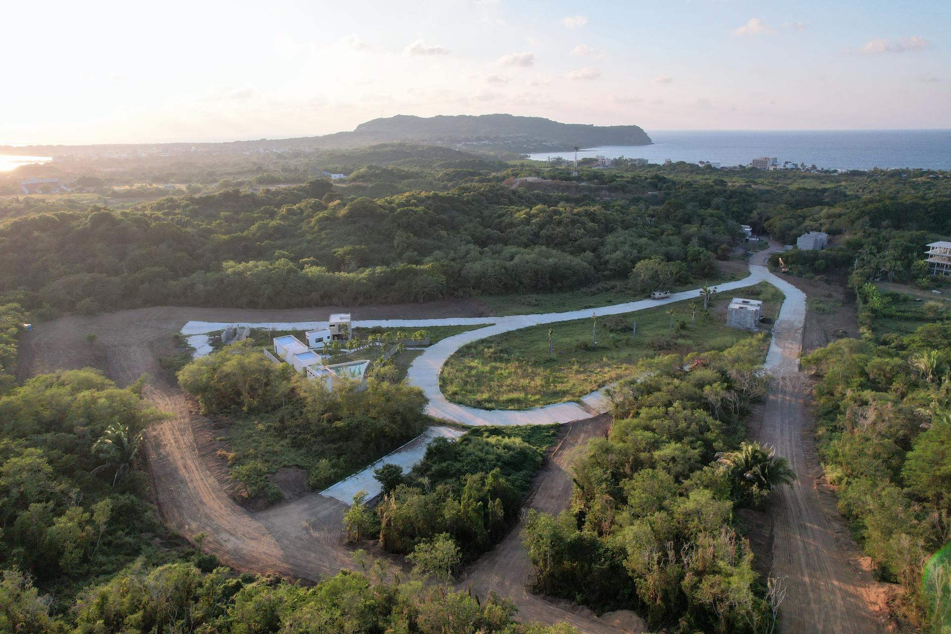 Aerial view of Cumbres de Mita, Punta de Mita