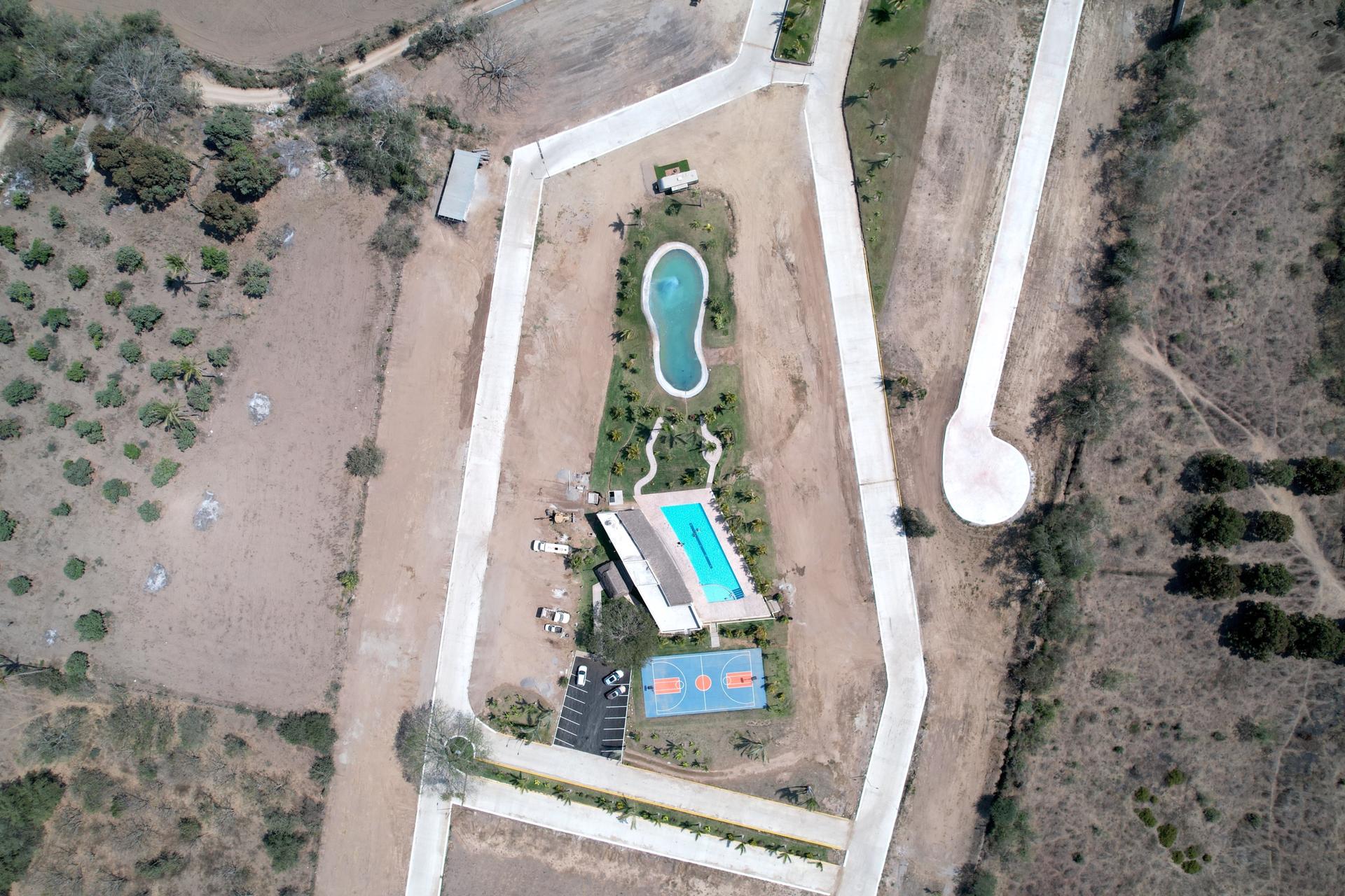 Del Lago Residencial, in Bucerías, from the air