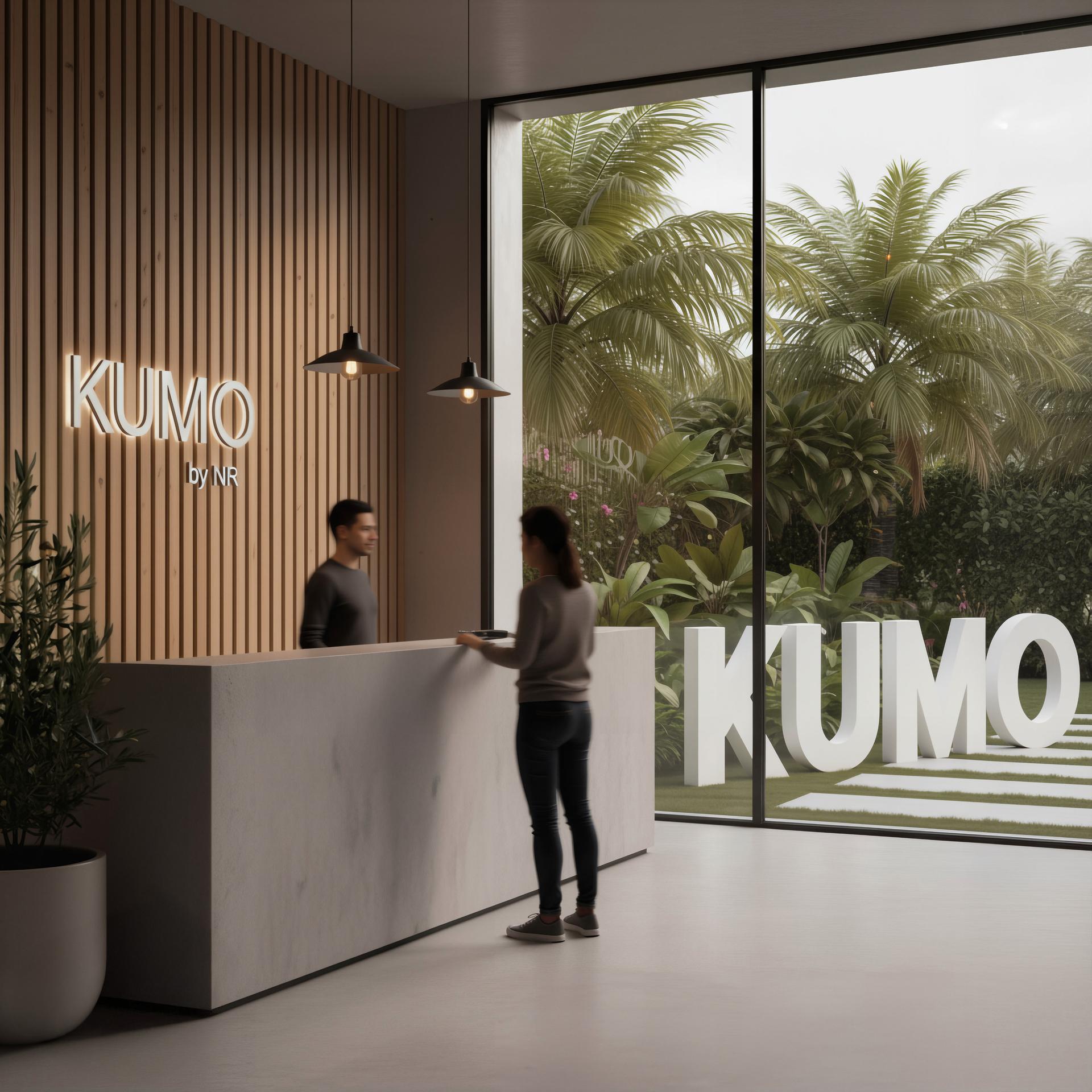 Rendering of the Kumo Living lobby